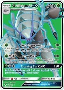 Pokemon Card Gx Golisopod Gx Full Art 129 147 Amazon Es Juguetes Y Juegos