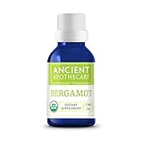 Bergamot Organic Essential Oil from Ancient Apothecary, 15 mL - 100% Pure and Therapeutic Grade