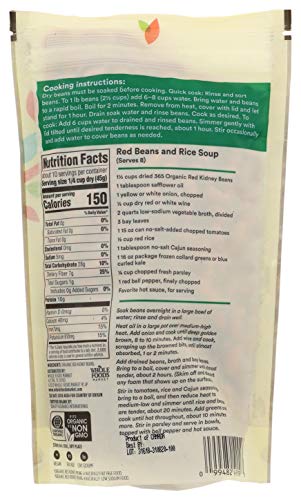 Image of 365 by Whole Foods Market, Organic Red Kidney Beans, 16 Ounce (Pack of 2)