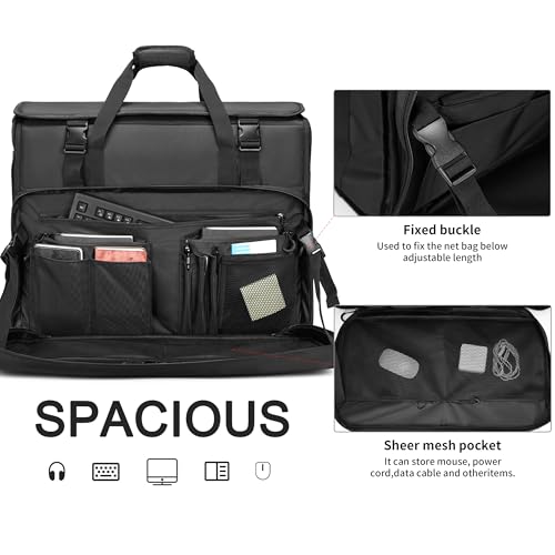 Travel Tote Bag for 24'' Apple iMac Desktop Computer, Carrying Case Compatible with iMac3