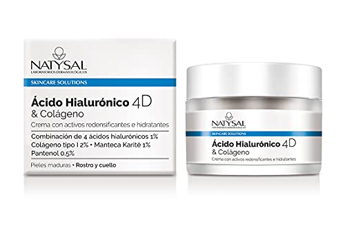 Ácido Hialurónico 4D & Colágeno 50 ml, Natysal. Tersura y firmeza para pieles maduras Cover