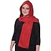 Soft Unisex Hoodie Scarf Combination Two In One To Be Warm, Ideal For Winter Or Fall, Red