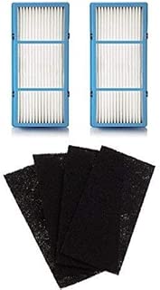 Nispira 2 HEPA Filter Replacement + 4 Charcoal Booster Pre Filter for Holmes AER1 Total Air Filter, HAPF30AT for Purifier HAP242-NUC - coolthings.us