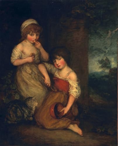 Impression d'art Gainsborough tableau mural de qualité supérieure vintage 60x90cm
