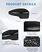 VANKUB Mirror Cover Caps Trims for Fo-rd Focus RS ST MK3 2012 2013 2014 2015 2016 2017 2018, Mirror Cover Horn Clip-on Left Driver and Right Passenger（Glossy Black）