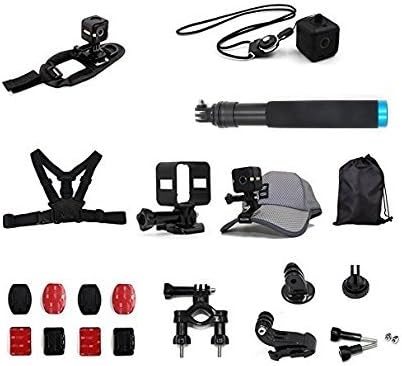 TELESIN 17-in-1 Mount Accessories Kit for Polaroid Cube and Polaroid Cube+ Lifestyle Action Camera