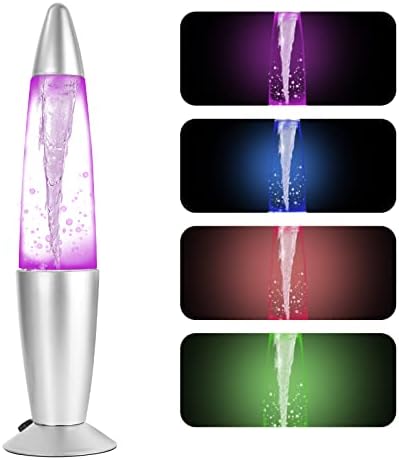 zhrisezlava Tornado Lamp, 13.5 Inch Colorful Change Lava Lamps for Adults and Kids Cool Lamp Glitter Lava Lamp with USB Cable OOM Decor for Teen Girls
