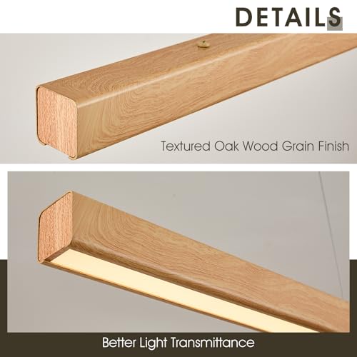 Modern Linear Pendant Light LED Chandelier for Island Light 39 inches by Lumifly - Used condition - Image 4