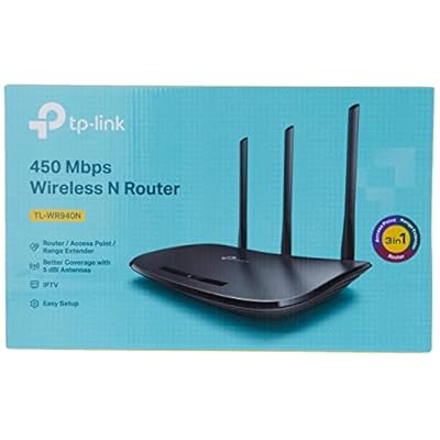 TP-Link N450 WiFi Router - Wireless Internet Router for Home (TL-WR940N)
