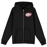 Bioworld Dr. Pepper Just What The Doctor Ordered Men's Black Zip-Up Hoodie, Black, XL - Image 1