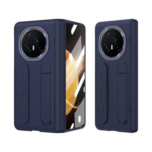 Huawei Honor Magic V3 �P�[�X �����X�N���[���v���e�N�^�[ & �B���L�b�N�X�^���h�t�� �q���W�ی�P�[�X �t���{�f�B �ϏՌ� �ی�P�[�X Huawei Honor Magic V3�p(�u���[)