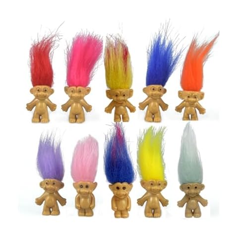 10PCS Cute Mini Troll Dolls Collection Cover