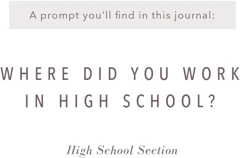 Promptly Journals, My Autobiography: From Birth to Golden Years (Navy Blue, Linen) | Prompted Autobiography Journal | Life Story Journal | Journal for Preserving History - Image 7