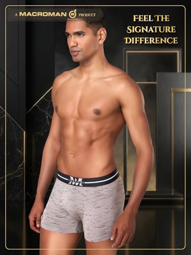 Image of Macroman M-Series MW Signature Collection By Rohit Bal Premium Modal, Spandex Mens Trunks