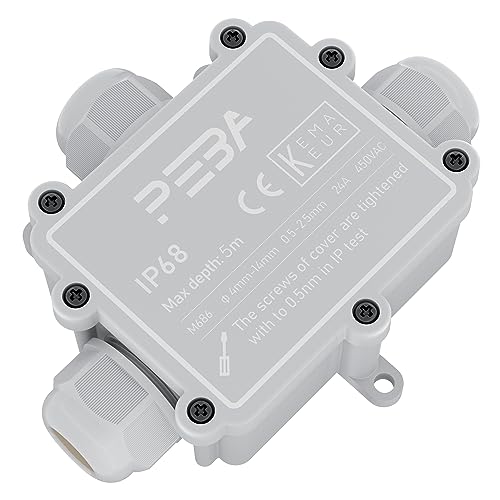 PEBA 3-Wege Abzweigdose IP68 Grau
