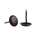 100 unidades Tachuelas de tapicería, metal envejecido, decorativas, para decoración de muebles...
