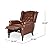 Christopher Knight Home Elaine Contemporary Tufted Recliners (Set of 2), Cognac Brown + Dark Brown from Christopher Knight Home