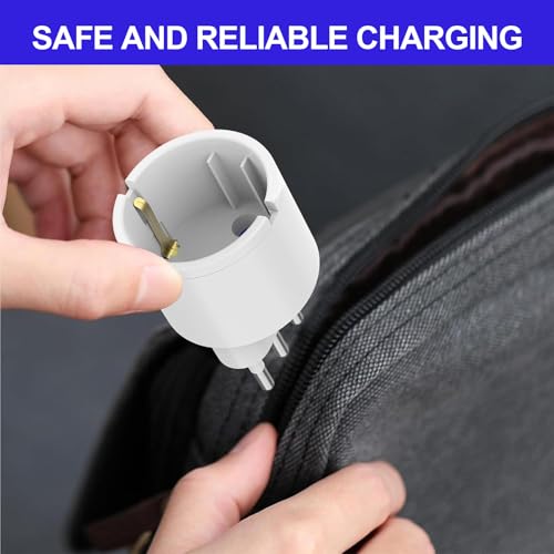 Adapter Italien Steckdose 3 Stück Italien Stecker Adapter,Reiseadapter Italien,Steckdosenadapter Italien Europa/Deutschland auf Italien Adapter Italien Reisestecker Italien,Typ-L Steckdosenadapter