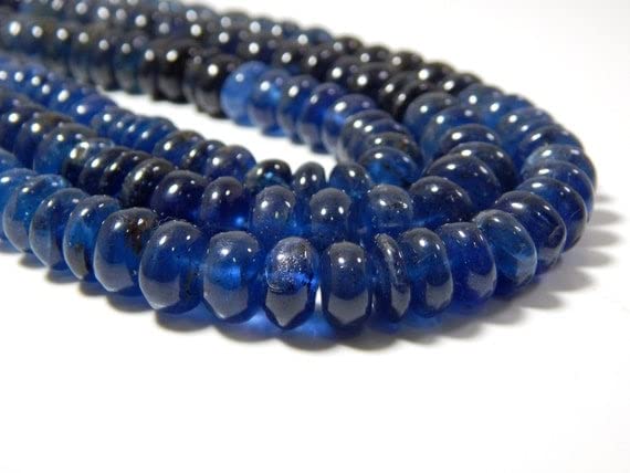 Kyanite perles rondelles pierres naturelles 8x7 mm pour enfilage DIY