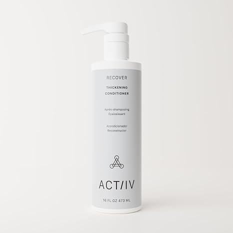 ACTIIV Recover Thickening Conditioner (Unisex) | Supports Optimal Hair Care and Recovery, Strengthens & Hydrates, Promotes Thicker Fuller Hair, Plant-Based, Color-Safe, All Hair Types