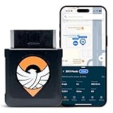 Trackhawk OBD GPS Tracker for Vehicles - Plug & Play 4G LTE Tracker for Cars, Trucks, SUVs, and Fleets - Live Tracking, Geofence Alerts, Speed Monitoring, Subscription Required