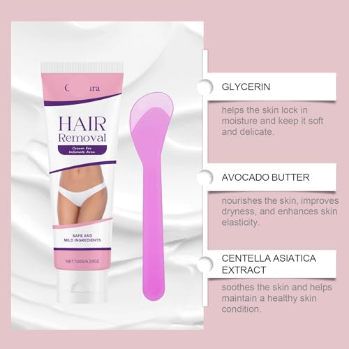 Soin dépilatoire doux et efficace crème nourrissante corps 2PCS - 5
