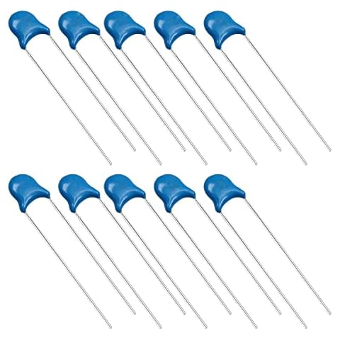Fielect 100Pcs 100PF 1KV Ceramic Capacitors Cover