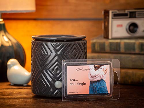 The Candle Daddy Yea. Still Single - 2 Oz Wax Melt- 6 Cubes- Strawberry Guava Scent Valentine's Day, Gift For Women, Men, Bff, Friend, Wife, Husband, I Love You, Him Or Her Adult Funny Present #TOP2
