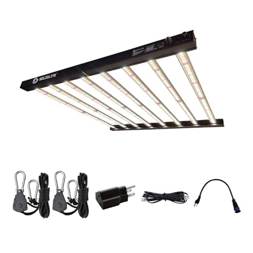 Solid Lite G7200 720w Led Grow Lights 0-10V Dimmable Waterproof Hydroponic Plant Lamp with Full Spectrum Commercial 8 Bars for Indoor Tent Rack Medical Plants Cultivation Cover 4x4 5x5ft 2.9umol/J