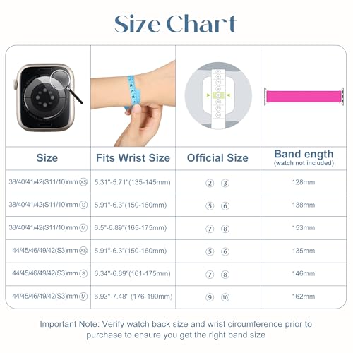 Zedoli Sport Solo Loop Band Compatible with Apple Watch Band 44mm 45mm 46mm 49mm 42mm Men, Stretchy Soft Silicone Elastic Waterproof Strap for iWatch Series 11 10 9 8 7 6 5 4 3 2 1 SE Ultra, Hot Pink by Zedoli - Used condition - Image 2
