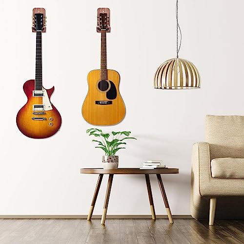 Support mural pour guitare – Support de guitare – Support mural en bois dur pour ukulélé, banjo, guitare électrique acoustique, basse Zorq – vue 8
