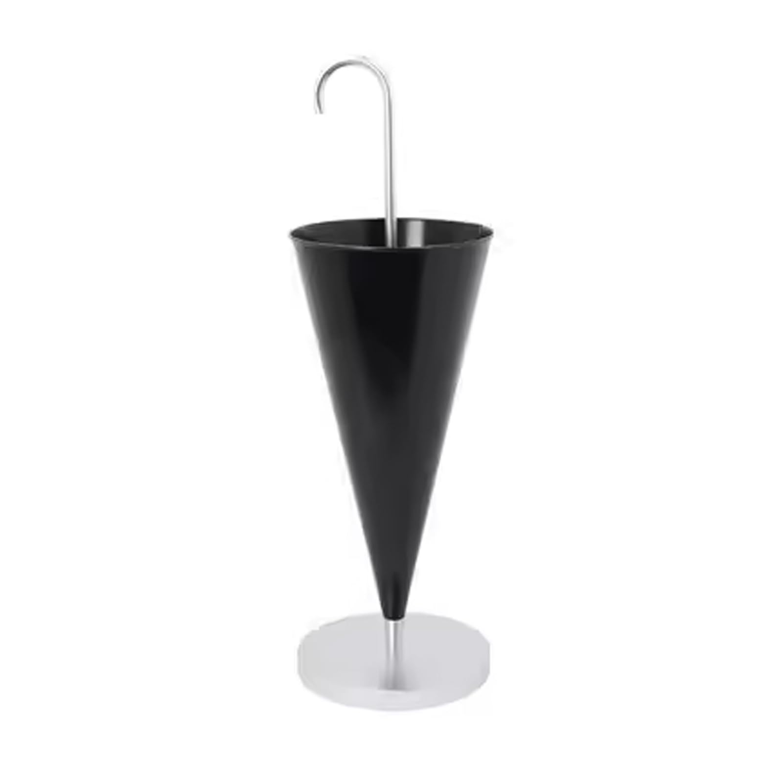 Porte-canne minimaliste métallique avec bac à eau amovible anti-gouttes