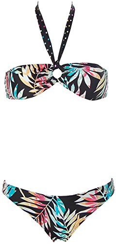 Shiwi® Bandeau Neckholder Bikini Schwarz 34
