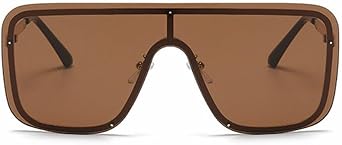 Aviator Sunglasses for Women Men, Oversized Square UV400 Polarized Trendy Shades Glasses Anti-Glare for Driving Travel