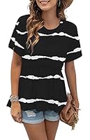 Algopix Similar Product 15 - TASAMO Womens Loose Ruffle Hem Short