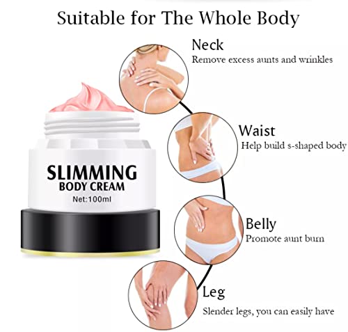 Aichun Beauty Slimming Body Cream Burning Fat Shrinking Firming Reducing Wrinkles Non-Irritating 3 Days Effective 100Ml 3.4 Oz #TOP5