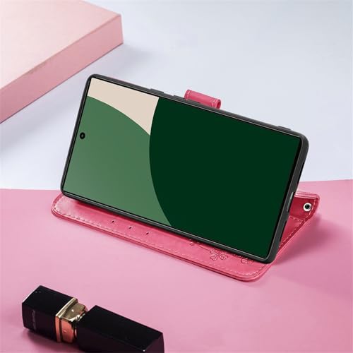 Étui iPhone 17 Pro Max rose en cuir gaufré de haute précision
