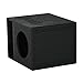 Q Power QBomb Single 12-Inch Vented Subwoofer Box, Features 1.4 Cubic Feet of Airspace, Solid 3/4-Inch MDF Construction