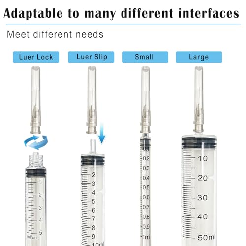 Image of 100pcs 27Gauge 1 /2inch Needle Luer Lock for Scientific Lab