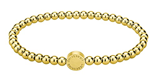 LIEBESKIND BERLIN Beads 6mm mit Logotag in Edelstahl