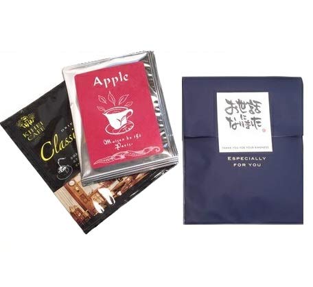 プチギフト ＫＩＨＥＩＣＡＦＥ ドリップコーヒー1ｐ&コント・ド・フランス紅茶１ｐギフト★退職ご挨拶