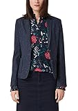  s.Oliver Damen 14.812.54.5694 Anzugjacke, Blau (Navy Tweed 59p0), 38