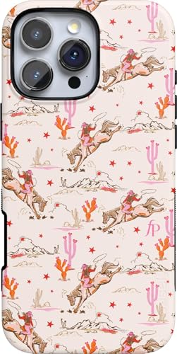 Casely iPhone 16 Pro Max Case | Cowgirl Canyon | FashionPass x Bold Protective Design | Compatible with MagSafe