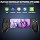 G-STORY Mobiler Gaming-Controller, USB-C, kabelgebunden und Bluetooth, für Android, Dual-Hall-Joysticks und ergonomisches Design | Plug-and-Play-Streaming für PC, Xbox, PS, Cloud-Konsole (Mitternacht)