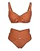 FeelinGirl Cruz Estilo Marino Dos Piezas Conjunto de Bikini para Mujer Traje...