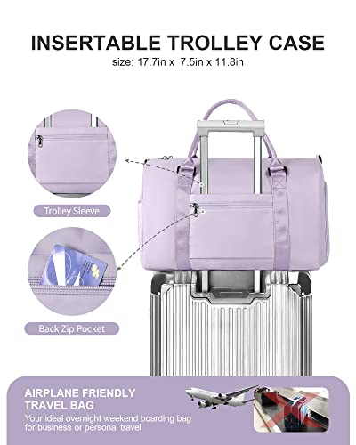 Gym Bag Womens Mens With Shoes Compartment And Wet Pocket,Travel Duffel Bag For Women For Plane,Sport Gym Tote Bags Swimming Yoga,Waterproof Weekend Overnight Bag Carry On Bag Hospital Holdalls #TOP3