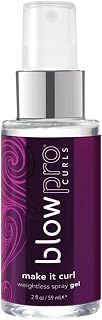 blowpro Make It Curl Weightless Spray Gel 2oz, Boost & Locks in Curl Definition, Flexible Finish, All Day Beautiful Hold, Travel-Friendly Bottle, Can be used on Damp or Dry Hair