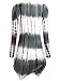 DJT Womens Tie Dyed Hankerchief Hemline Tunic Top Small #17 Tie Dye_Coffee