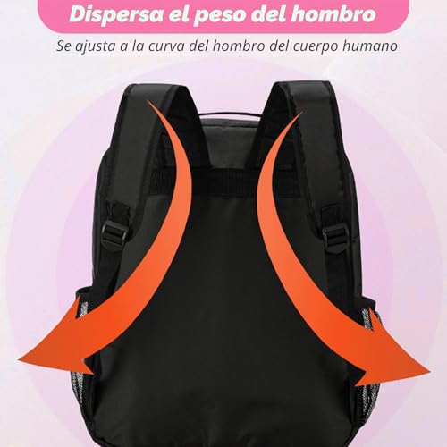 Miniatura 4 de Fadcaer Mochila Para Patinaje Sobre Hielo, Hombro Y Asa Superior, Transpirable, Bolsa De Zapatos Para Patinaje En Línea, Bolsa De Almacenamiento De Patines, Zapatos, Botas, Unisex Para Niños