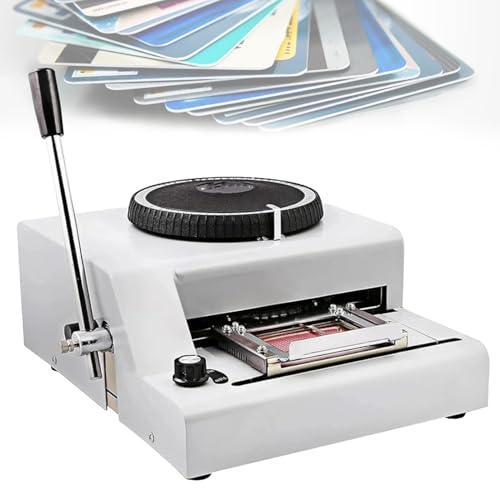 Machine à estamper les cartes et codes de sécurité | Impression nette 72 caractères
